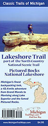 The New Lakeshore Trail Map from MichiganTrailMaps.com.